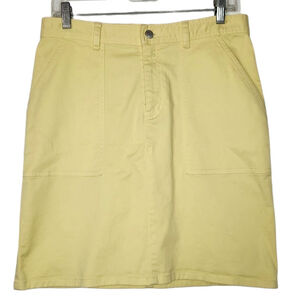 Women's Lauren Ralph Lauren Skirt, Size 8, Pale Yellow